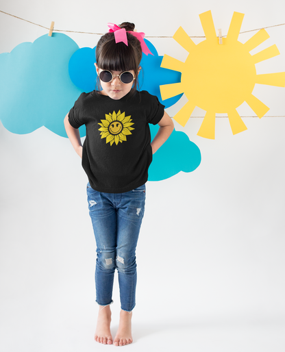 Nature, Flowers, Sunflower, Plants, Positive- Kids, Child, Heavy Cotton, T-shirt