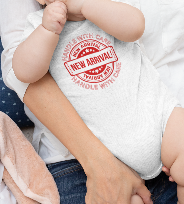 Love, New Arrival, Handle With Care- Baby, Infant, Toddler, Soft Cotton, Onesie