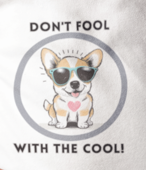 Dog, Don't Fool With The Cool, Animals- Baby, Toddler, Soft Cotton, Onesie