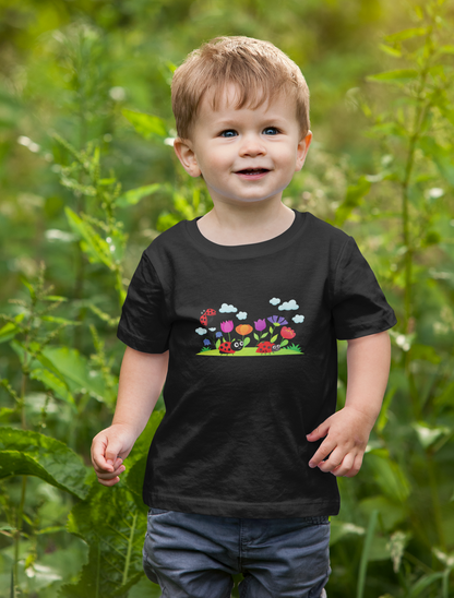 Nature, Plants, No Words, Bugs, Ladybugs- Baby, Infant, Toddler, T-shirt