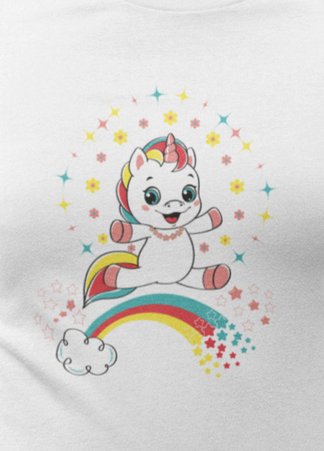 Fantasy, Unicorn, Positive, Things, Rainbow- Adult, Regular Fit, Soft Cotton, T-shirt