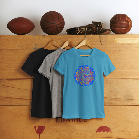 Art, Colorful, Nature, Flowers- Adult, Regular Fit, Soft Cotton,  T-shirt