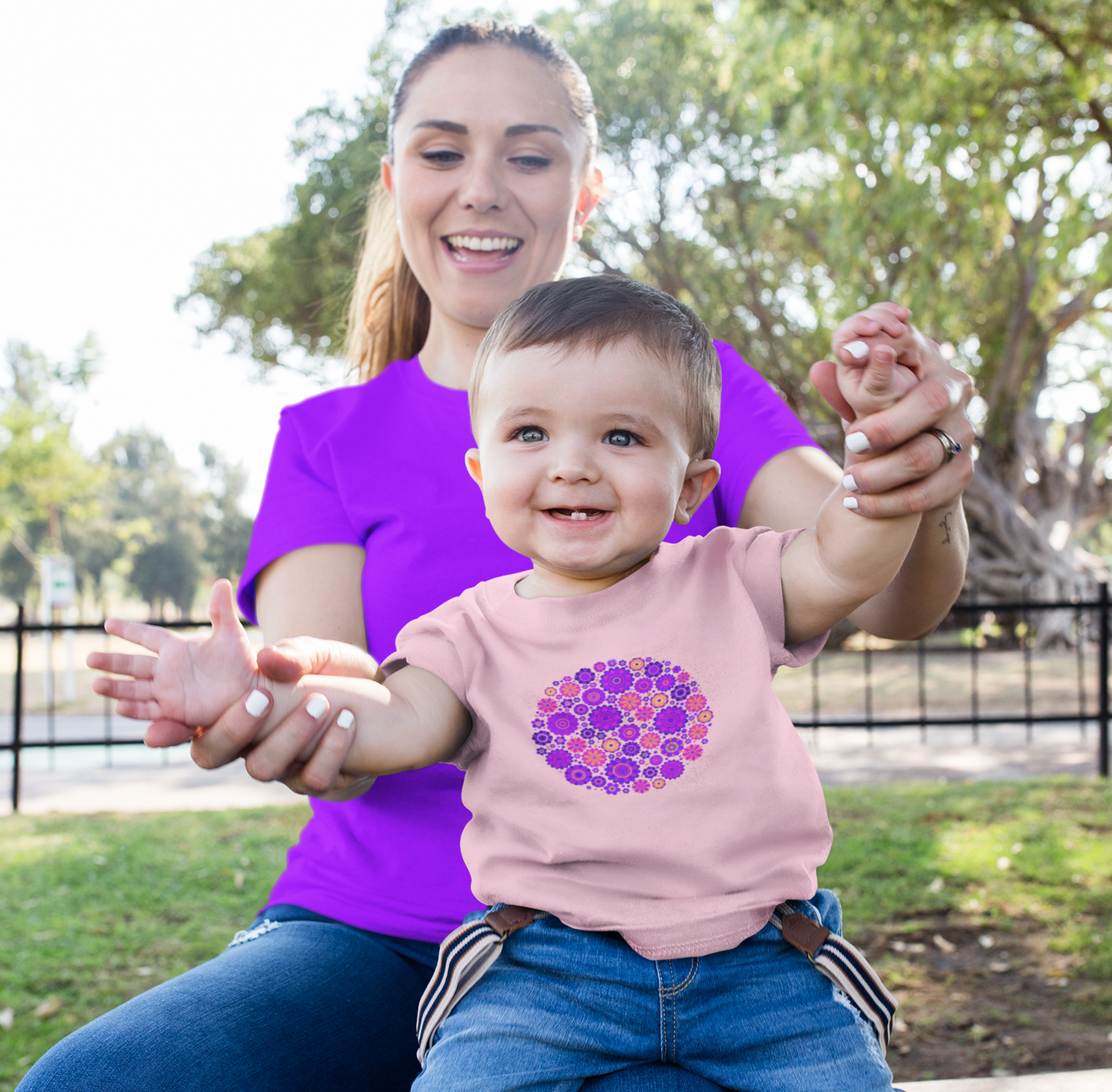 Colorful, Nature, Garden, Flowers- Baby, Infant, Toddler, T-shirt