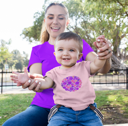 Colorful, Nature, Garden, Flowers- Baby, Infant, Toddler, T-shirt