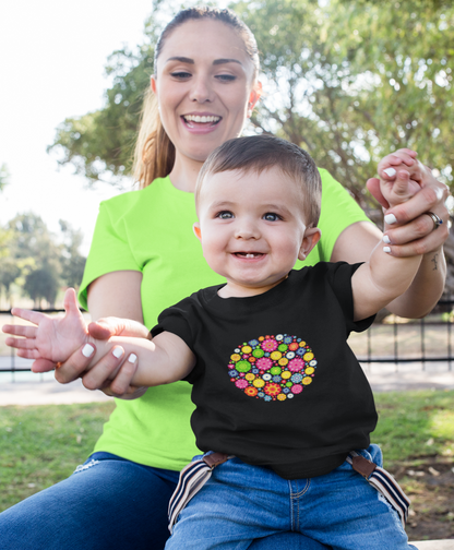 Colorful, Nature, Garden, Flowers- Baby, Infant, Toddler, T-shirt