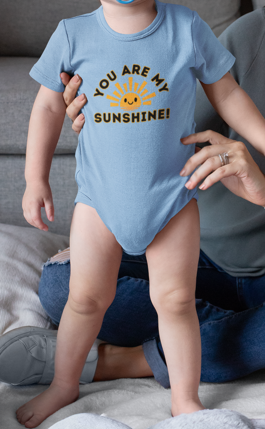 Positive, You Are My Sunshine- Baby, Infant, Toddler, Soft Cotton, Onesie