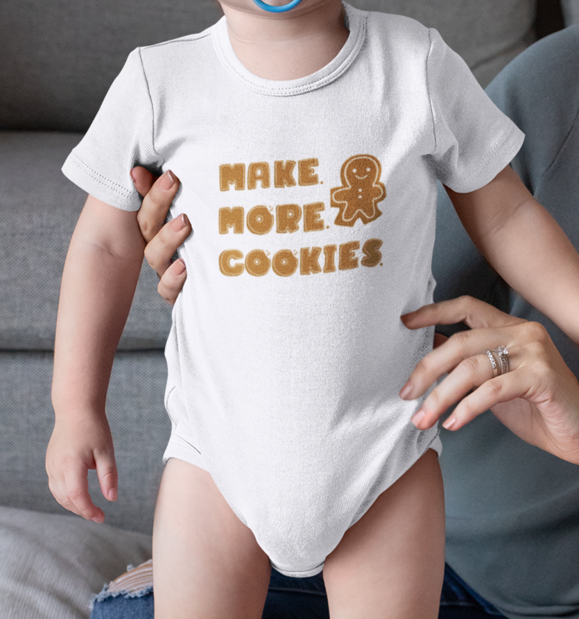 Hobby, Interests, Baking, Make More Cookies, Gingerbread, Things, Food- Infant, Soft Cotton, Onesie