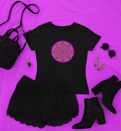 Art, Colorful, Nature, Flowers- Adult, Semi-fitted, T-shirt