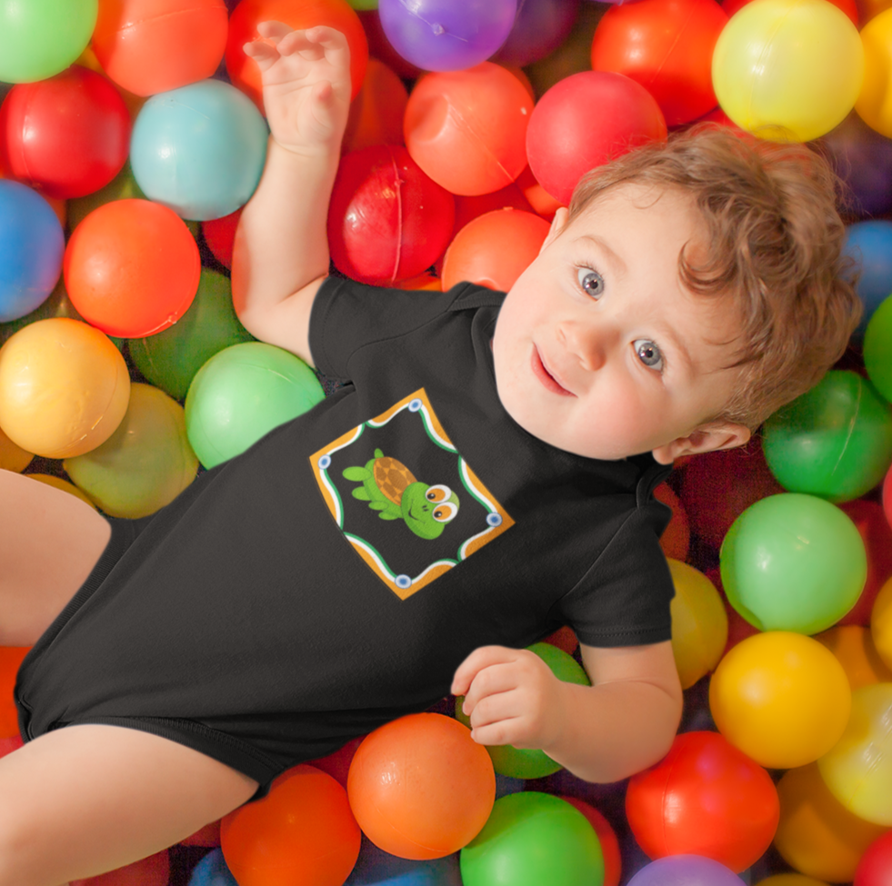 Turtle Swimming, Animals- Baby, Toddler, Soft Cotton, Onesie
