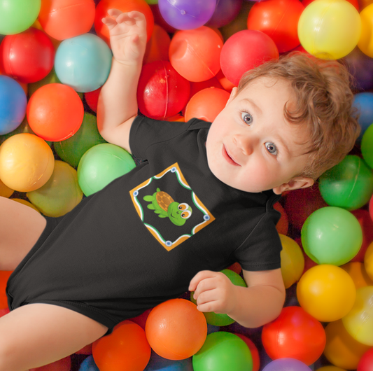 Turtle Swimming, Animals- Baby, Toddler, Soft Cotton, Onesie