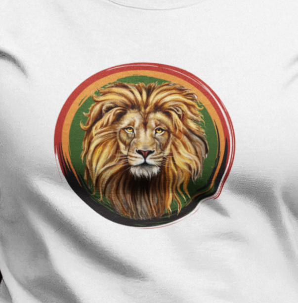 Lion, Animals, Felines (Wild Cats), Nature- Adult, Semi-fitted T-shirt