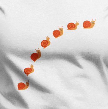 Snail Crossing, Bugs, Animals, Nature, Garden, Plants- Kids, Child, Kids Heavy Cotton™ T-shirt