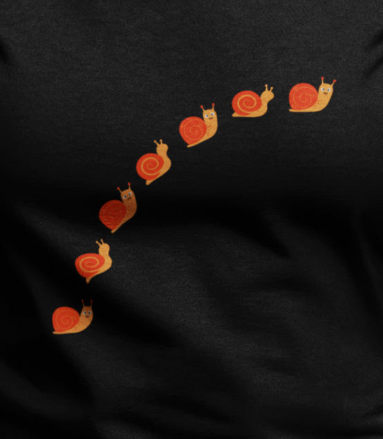 Snail Crossing Bug- Baby, Infant, Toddler, Soft Cotton, T-shirt