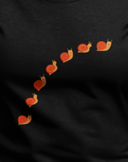 Snail Crossing, Bugs, Animals, Nature, Plants, Garden- Baby, Infant, Soft Cotton, Onesie