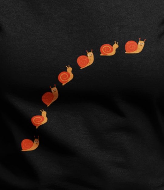 Snail Crossing, Bugs, Animals, Nature, Garden, Plants- Kids, Child, Kids Heavy Cotton™ T-shirt