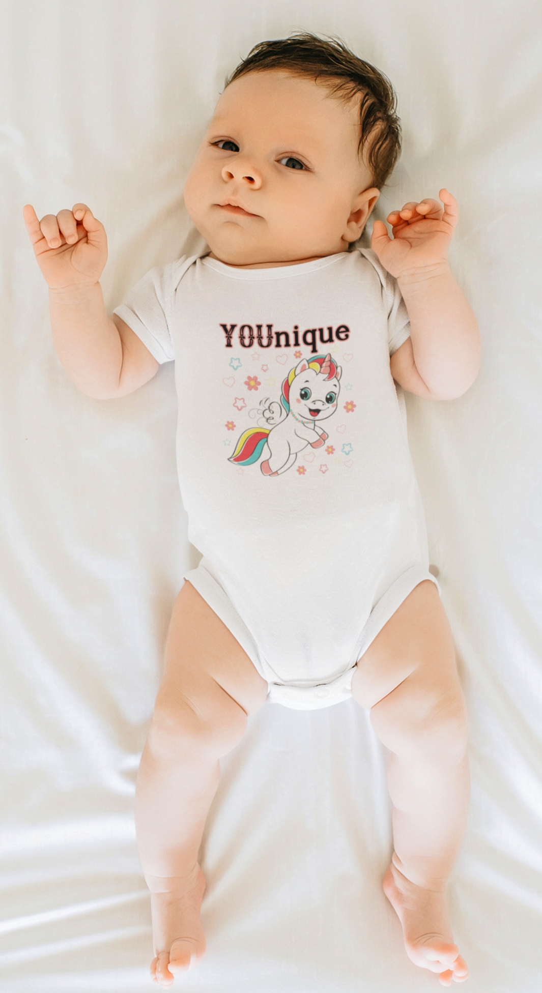 Fantasy, Unicorn, YOUnique, Positive- Baby, Infant, Toddler, Soft Cotton, Onesie