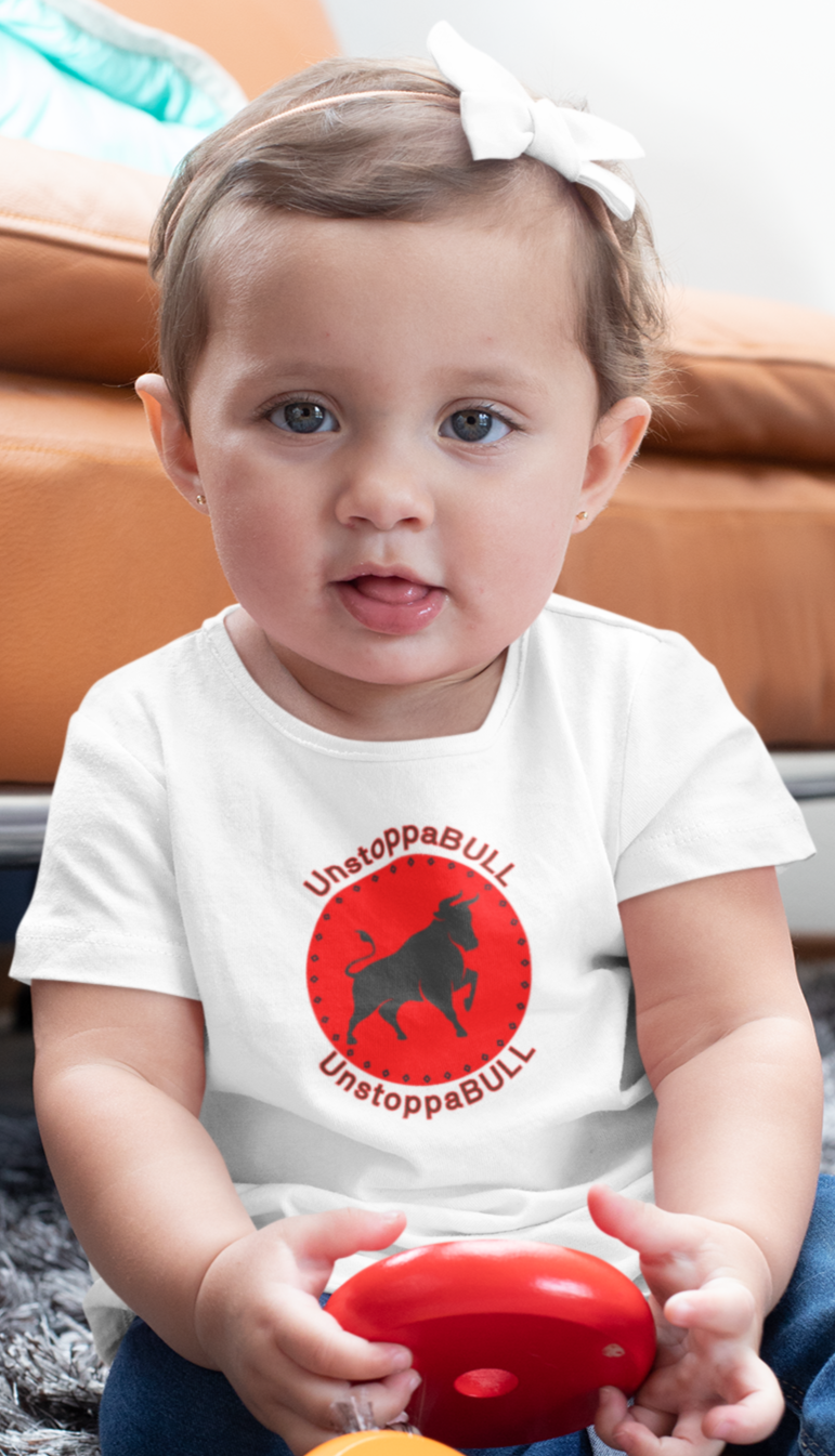 Animals, Bull, Symbol, Unstoppable, UnstoppaBULL- Baby, Infant, Toddler, T-shirt