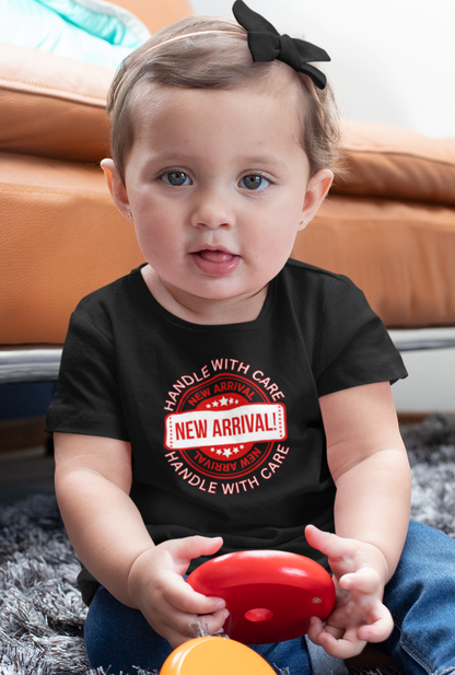 Love, New Arrival, Handle With Care- Baby, Infant, Toddler, Soft Cotton, T-Shirt