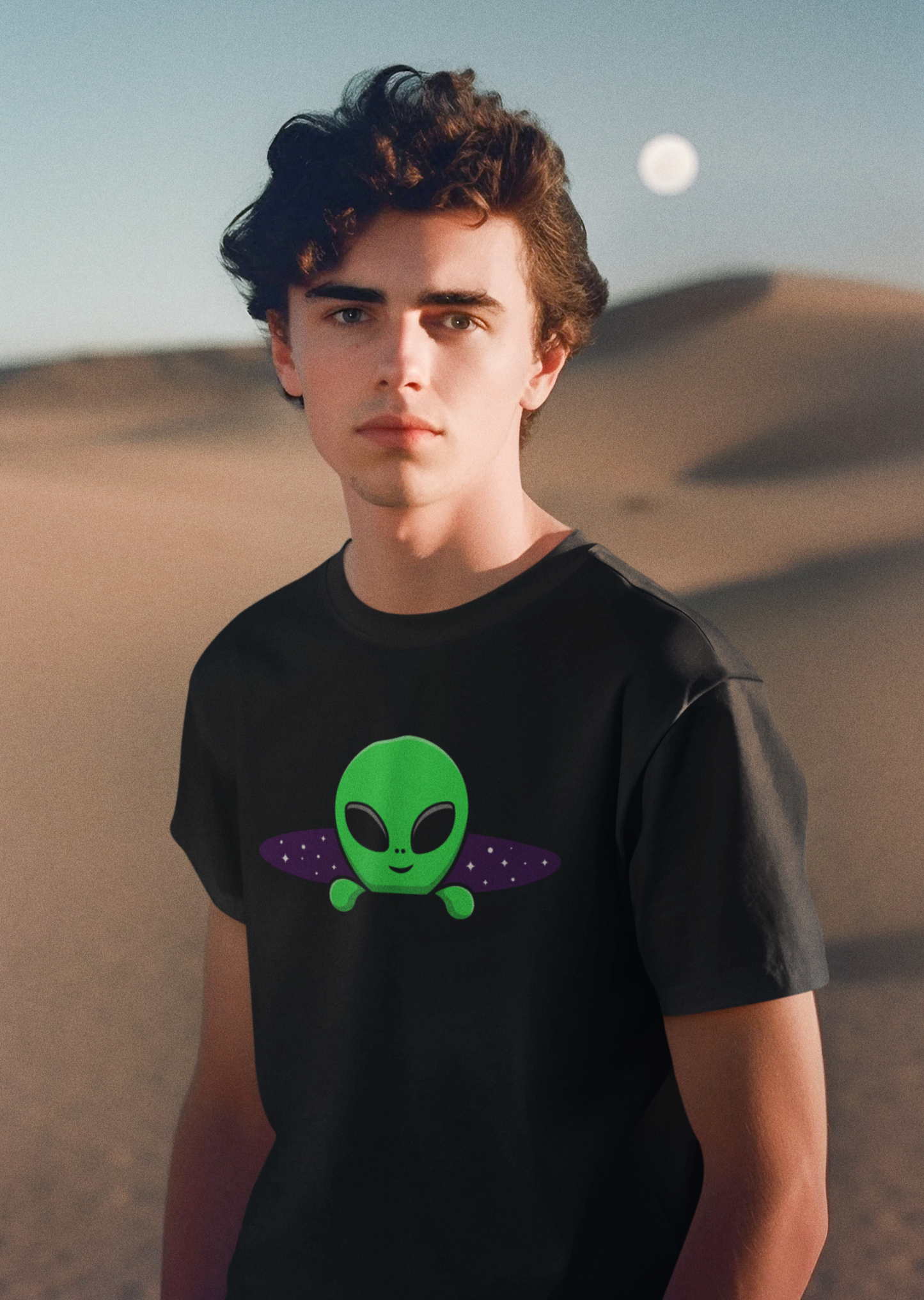 Fantasy, Alien Portal, Sci-fi, Aliens- Adult, Regular Fit, Soft Cotton, T-shirt