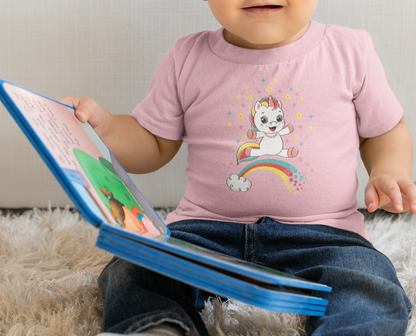 Fantasy, Unicorn, Positive, Things, Rainbow- Baby, Infant, Toddler, Soft Cotton, T-Shirt