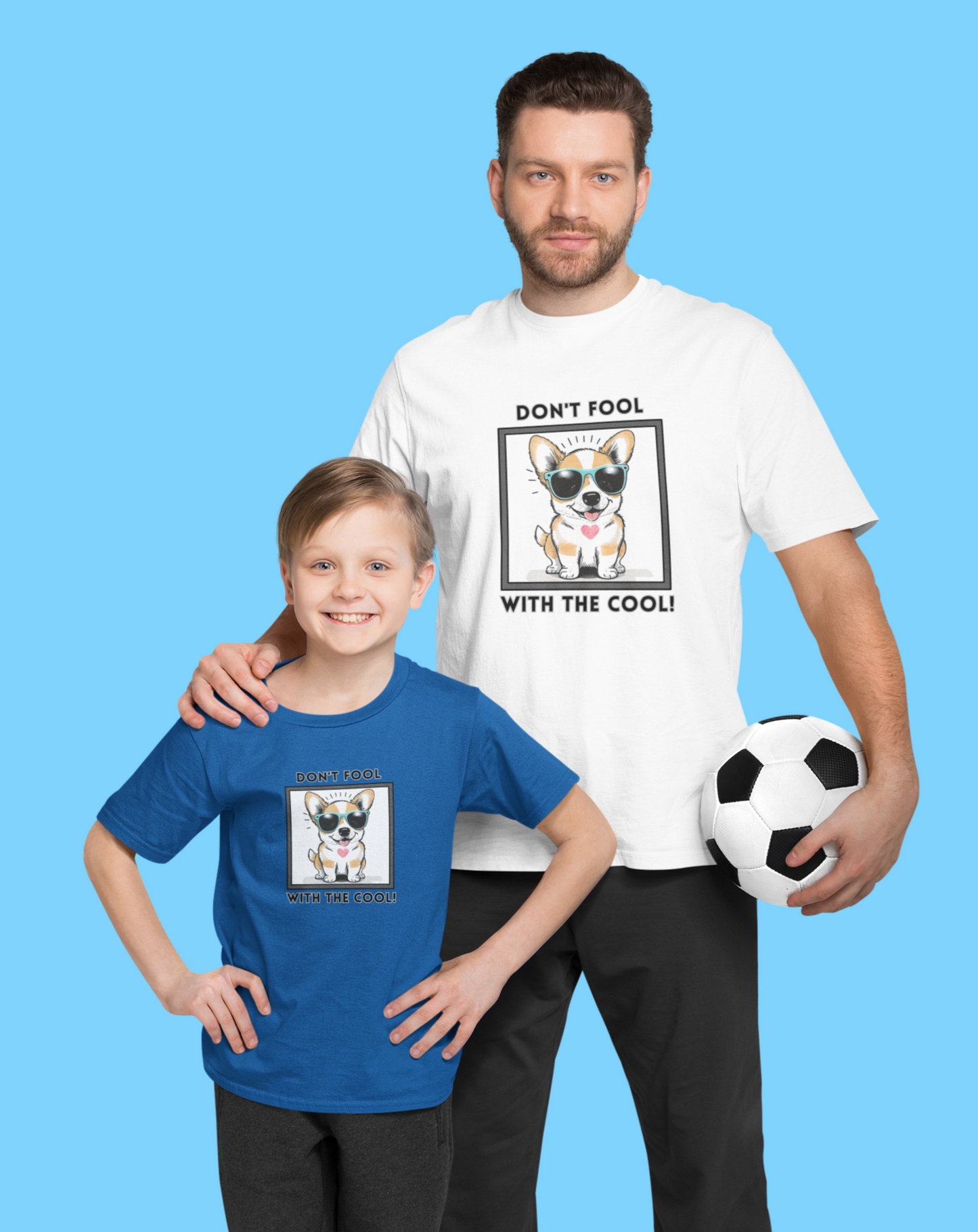 Dog, Don't Fool With The Cool, Animals- Adult, Regular Fit, Soft Cotton, T-shirt