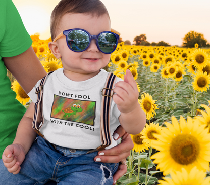 Turtle, Don't Fool With The Cool, Animals- Baby, Toddler, Soft Cotton, T-shirt