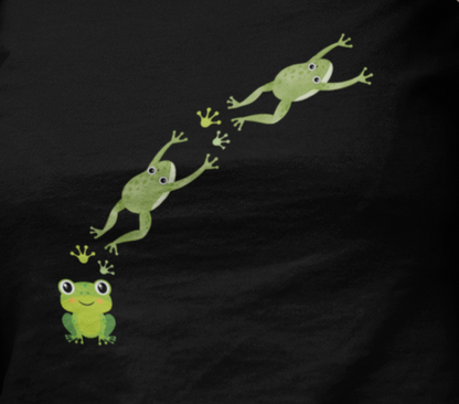 Frog Crossing, Animals- Kids, Child, Heavy Cotton™ T-shirt