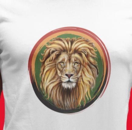Lion, Animals, Feline (Wild Cats), Art- Kids, Child, Heavy Cotton, T-shirt