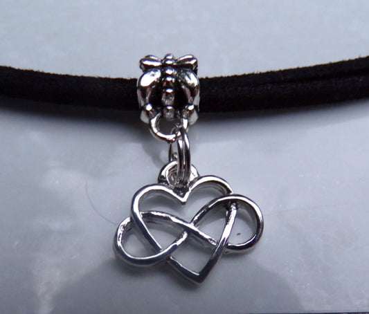 Infinity Heart Choker/Collar pendant