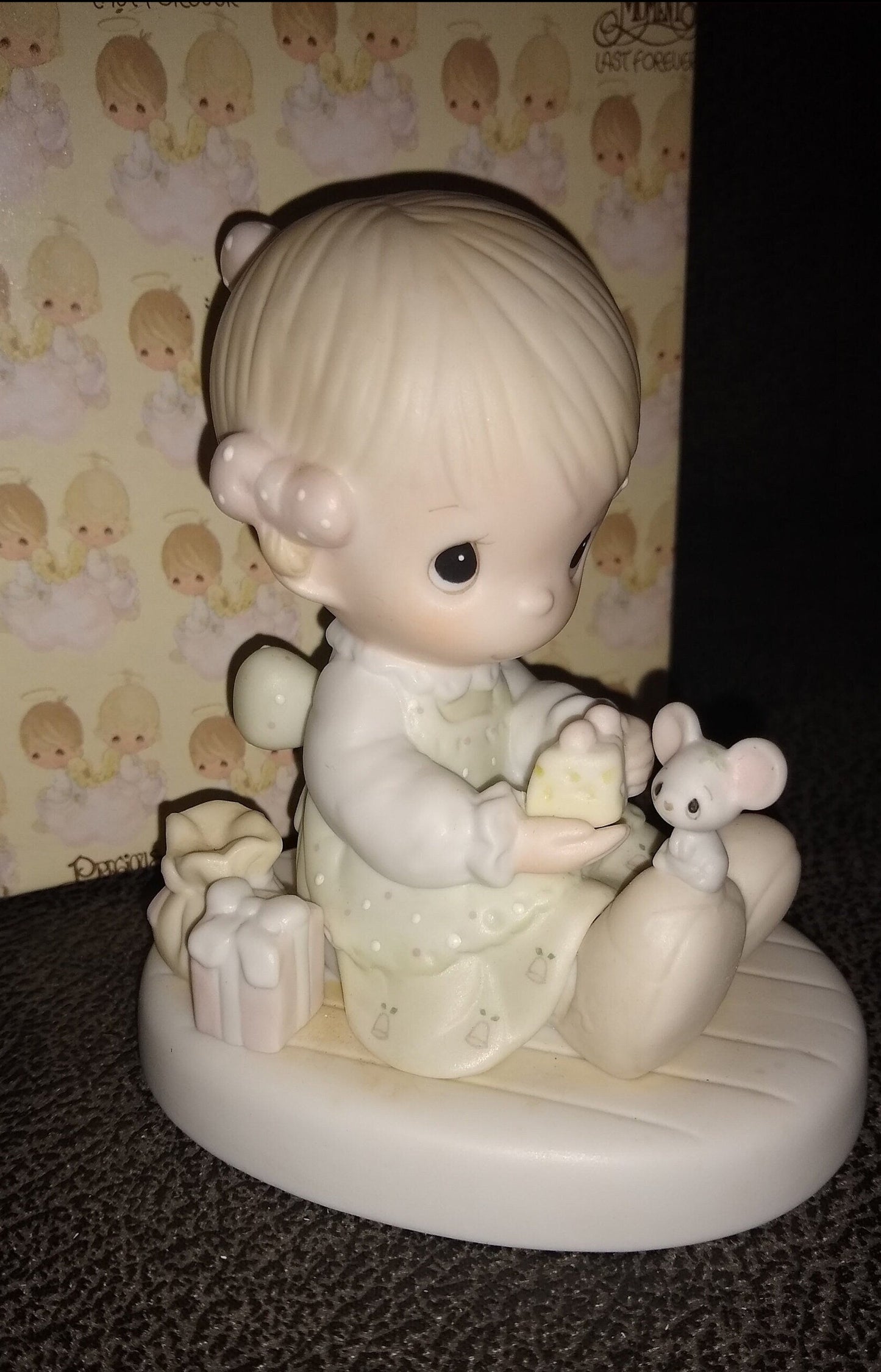 Vintage / Precious Moments / Love Is Kind / Enesco 1984 Last Forever collection / original box / birthday figurine gift / love figurine gift