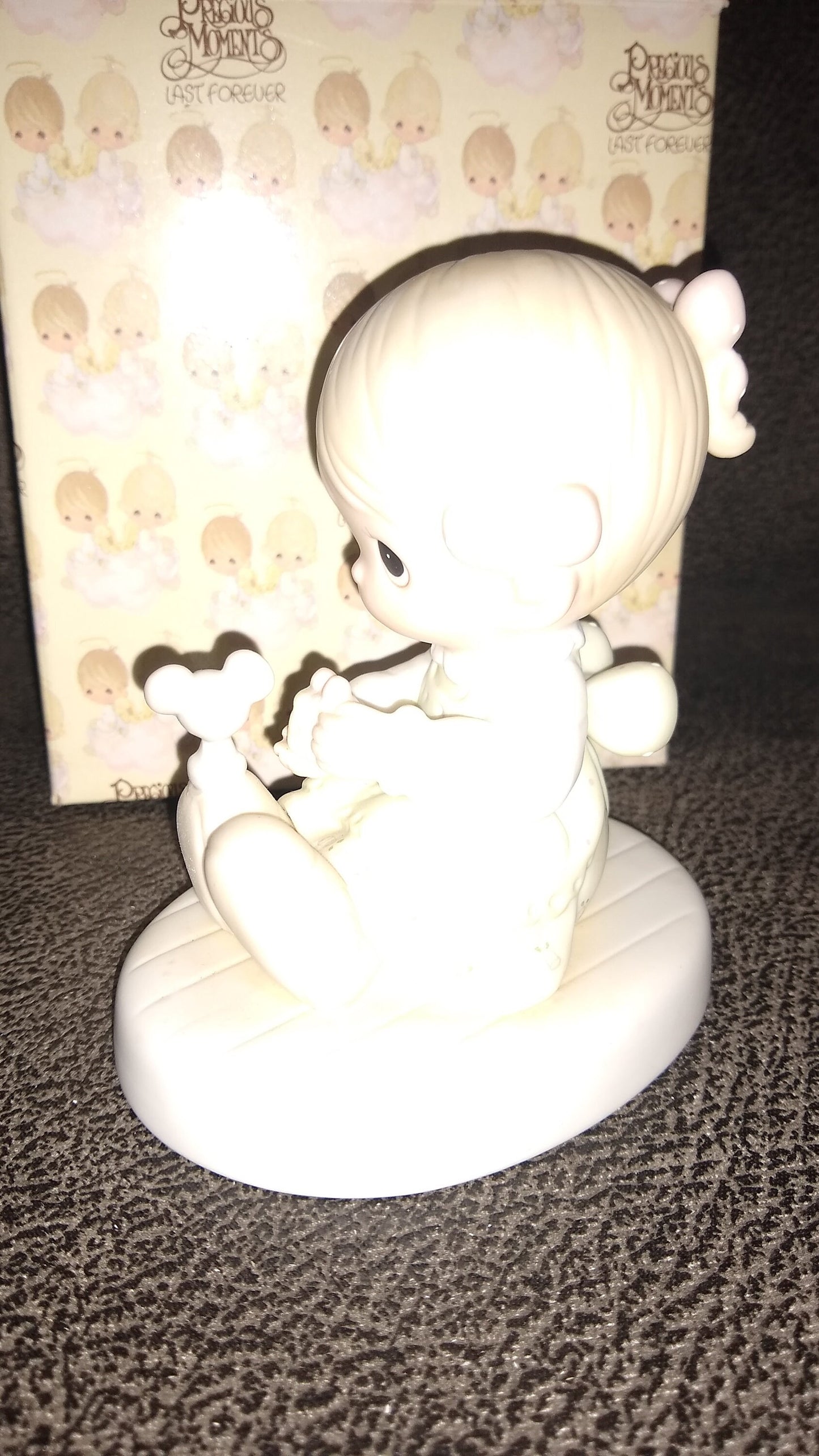 Vintage / Precious Moments / Love Is Kind / Enesco 1984 Last Forever collection / original box / birthday figurine gift / love figurine gift