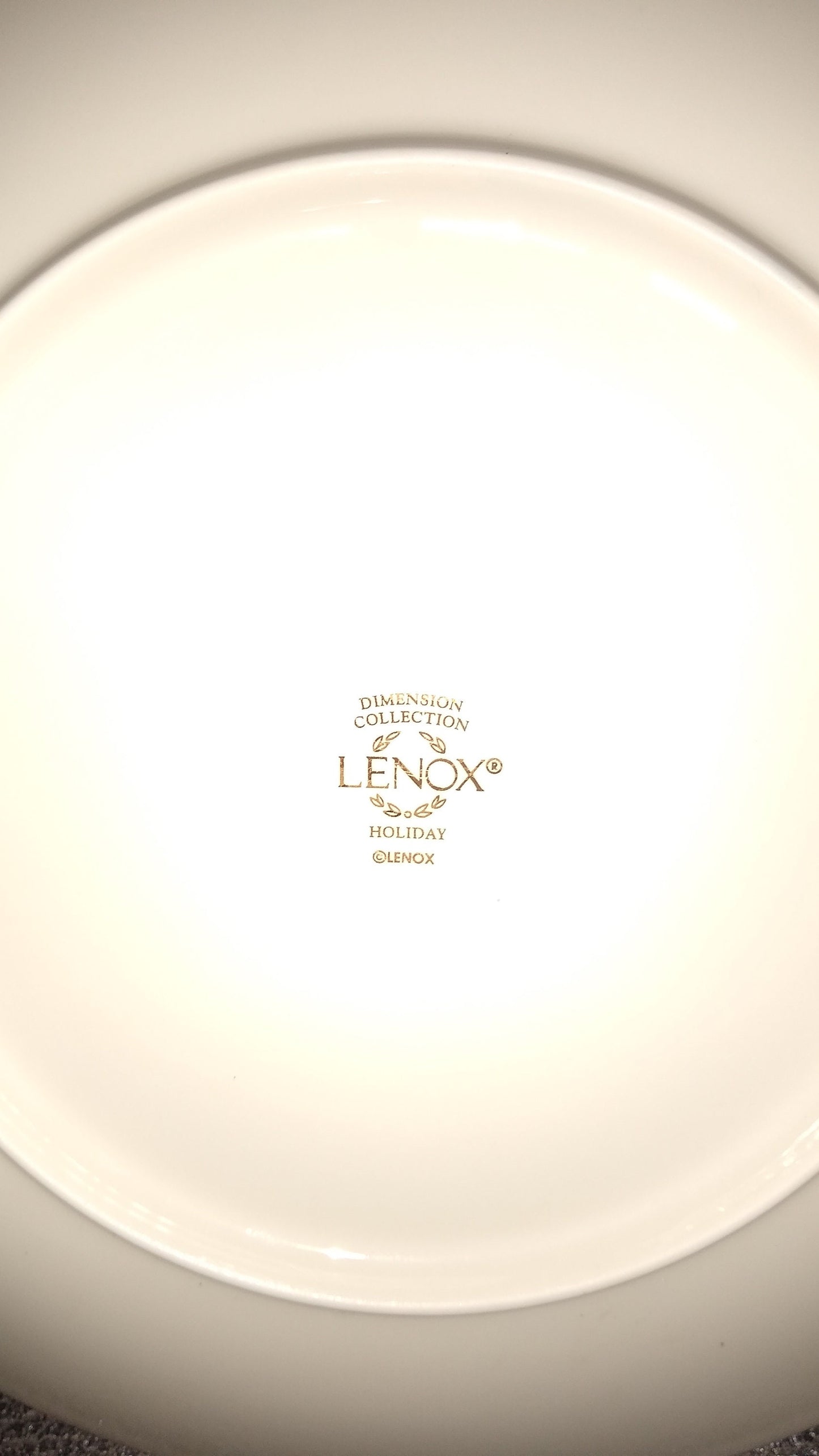 Lenox Christmas Holiday Plate, Live Well, Laugh Often, Love Much. 1970's.