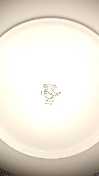 Lenox Christmas Holiday Plate, Live Well, Laugh Often, Love Much. 1970's.