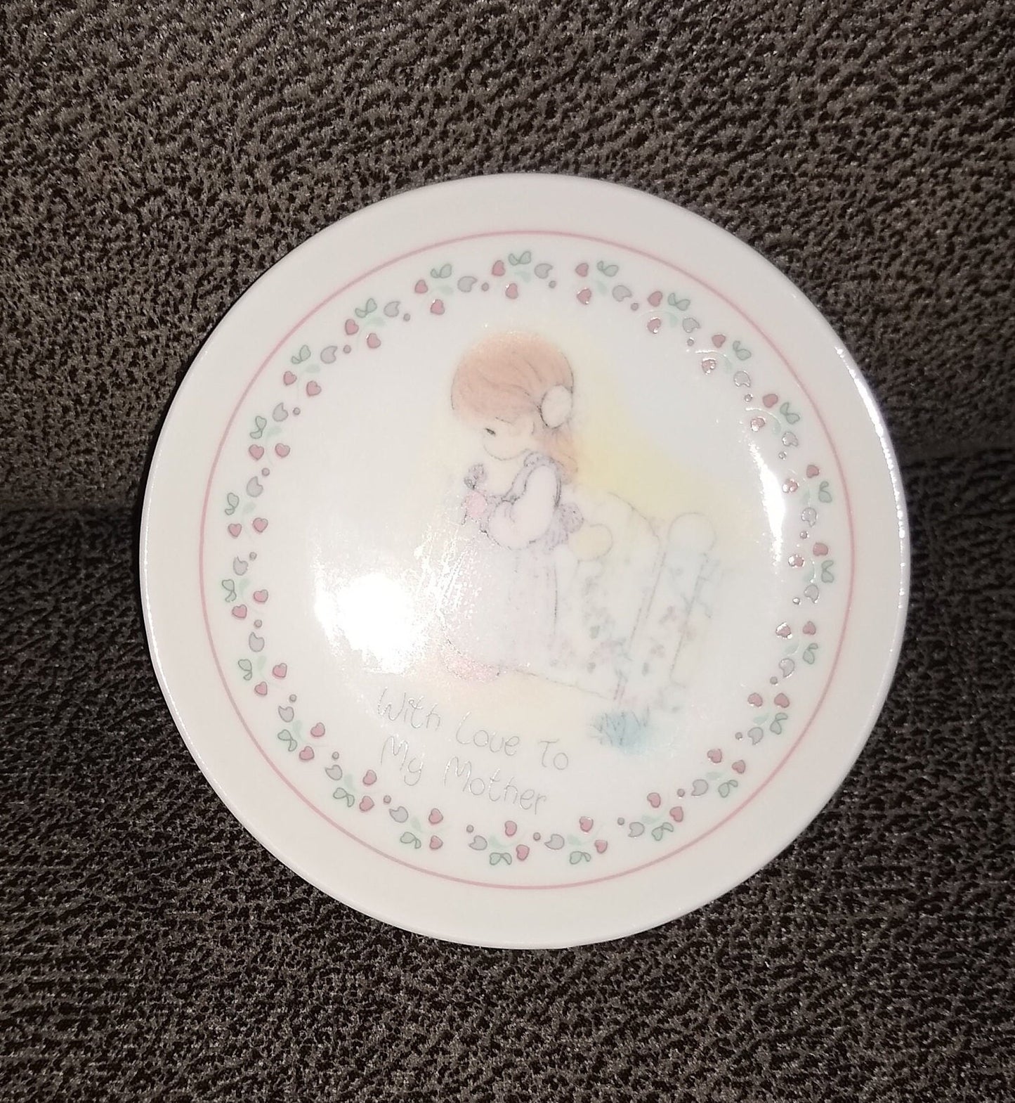 Precious Moments Mother Plate. With Love To My Mother Plate. Enesco With Artist Sam Butcher 1990.