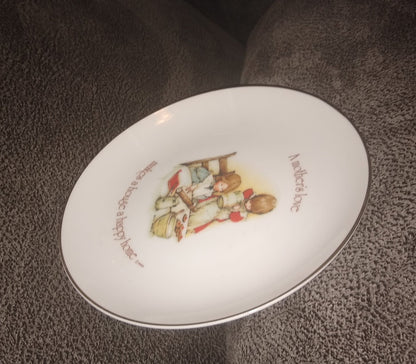 Lasting Memories, A Mother's Love Makes A House A Happy Home plate. Made in Japan.