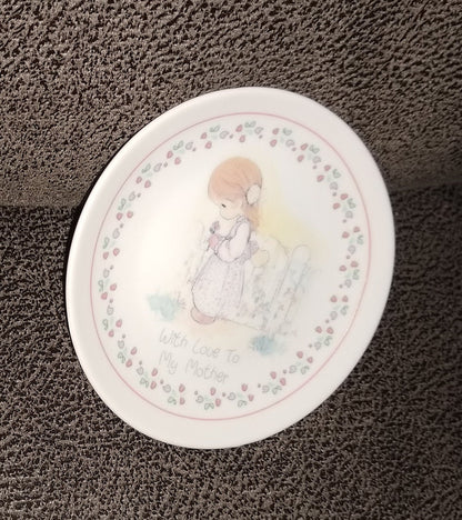 Precious Moments Mother Plate. With Love To My Mother Plate. Enesco With Artist Sam Butcher 1990.